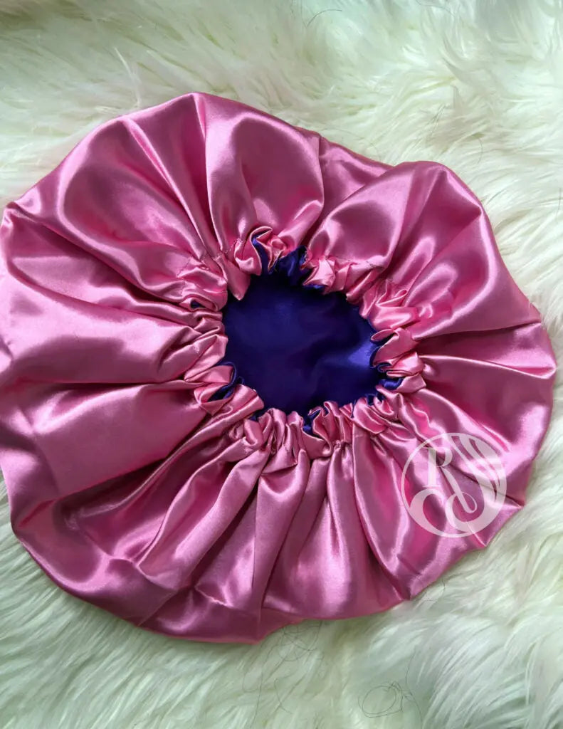 Hair Bonnet Adjusted Beauty Elastic band Stylish Washable Satin bonnet Ray Luxe Hair